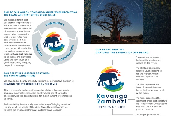 Destination brand development and implementation for Kavango Zambezi Transfrontier Conservation Area